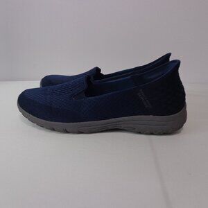 Skechers Slip Ins Reggae Fest 2.0 Guiding Light Women Size 10 Navy Shoes 158698